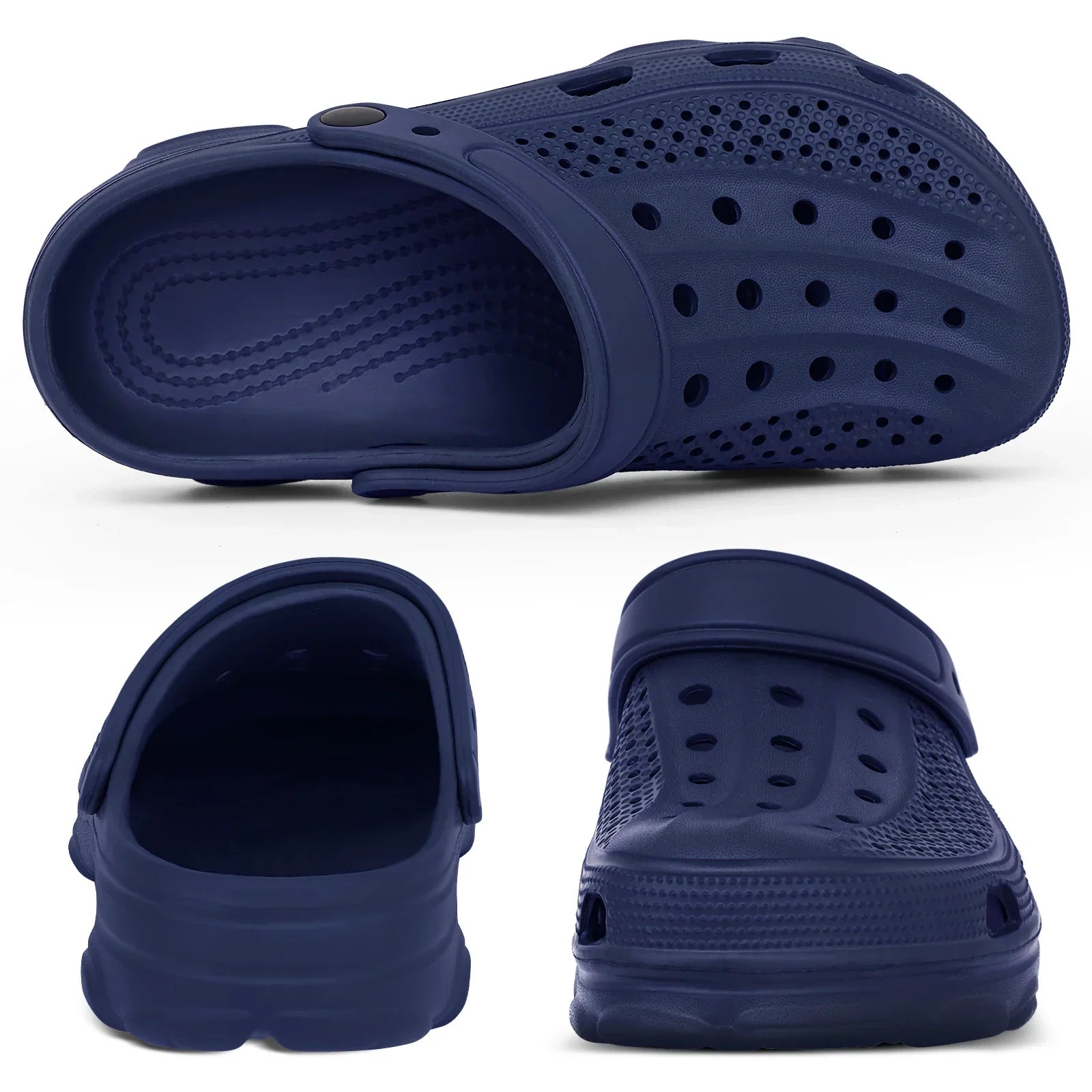 Comwarm Men’s Clogs – Breathable Non-Slip Garden & Beach Sandals - Evallys.com