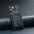 2 in 1 detachable With Magsafe Wireless Charging Wallet Leather Phone Case For iPhone 16 15 Pro Max 14 13 12Pro Magnetic Cover - Evallys.com