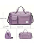 UNIXINU Carry On Travel Bag Large Capacity Weekender Overnight Duffle Bags with Shoe Compartment Sports Fitness Bags for Women - Evallys.com