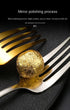 3 Pcs Dinnerware Set Stainless Steel Eco-friendly Spoon Fork  Chopsticks Travel Metal Cutlery Set Portable