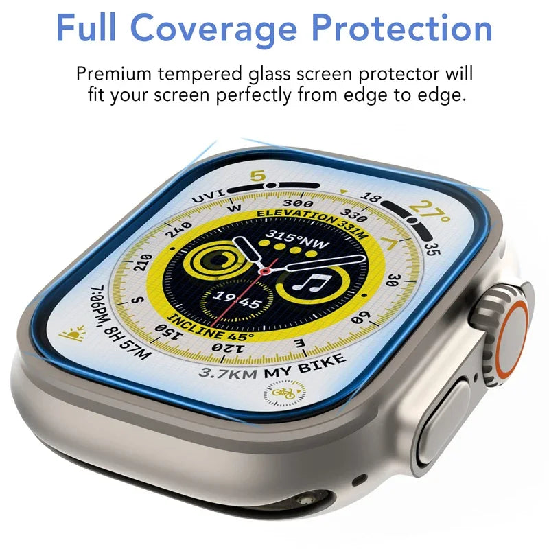 3D Film Screen Protector For Apple Watch ultra 49mm Serie 7/8 41mm 45mm 42/38mm (Not Tempered Glass) iwatch 6 5 4 3 Se 40mm 44mm - Evallys.com