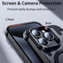 Frameless Aluminum Alloy Kickstand Metal Phone Case for iPhone 13 14 15 16 Pro Max Magsafe Magnetic Ring Stand Shockproof Shell - Evallys.com
