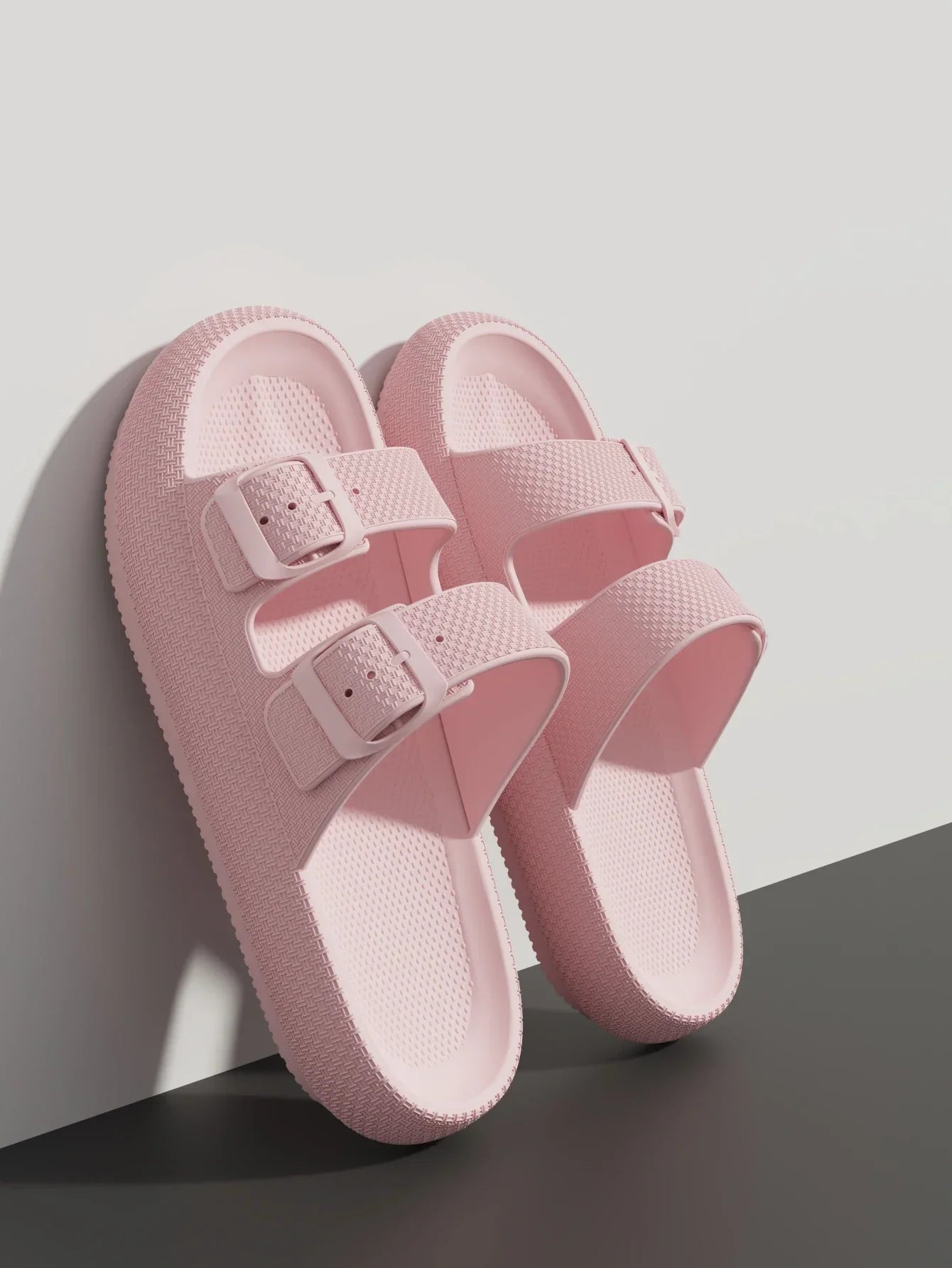 2025 Men’s Thick Sole Slippers – Non-Slip Shower & Indoor Sandals - Evallys.com