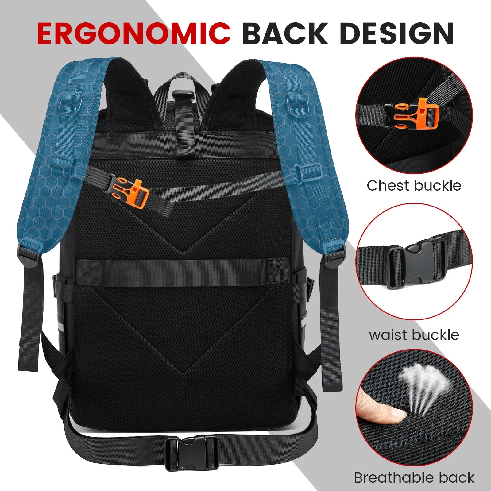 Motorcycle Helmet Backpack – Waterproof Travel & Commuter Bag - Evallys.com