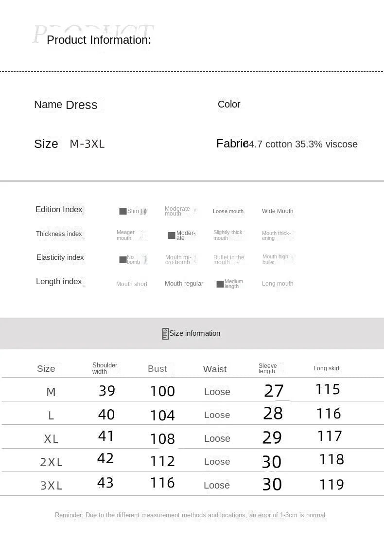 Retro Cotton Linen Dress – Summer Print Loose Long Maxi Dress - Evallys.com