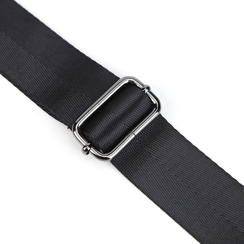 Leather Fashion Crossbody Bag Classic Pattern Casual Business Men Shoulder Crossbody Bag Wide Strap Small Square for Travel Work - Evallys.com