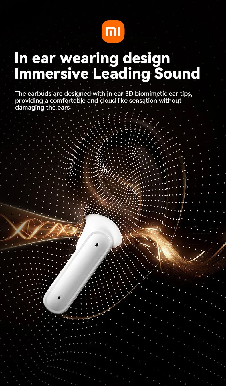 Xiaomi ANC Wireless Earbuds Bluetooth Earphone Touch Screen airpods Control Active Noise Reduction In Ear Headphone Bulit in Mic - Evallys.com