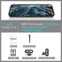 10 Inch Mirror Camera for Car Touch Screen Video Recorder Rearview Mirror Dash Cam Front and Rear Camera Mirror DVR Black Box - Evallys.com