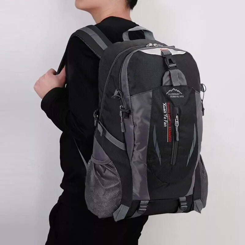 40L Water-Resistant Outdoor Hiking Backpack – Travel & School Bag - Evallys.com