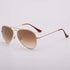 Top Quality Real Glass Lenses Men Women Sunglasses Brand Fashion Pilot Metal Frame Classic Style Outdoor UV400 Sun Glasses - Evallys.com