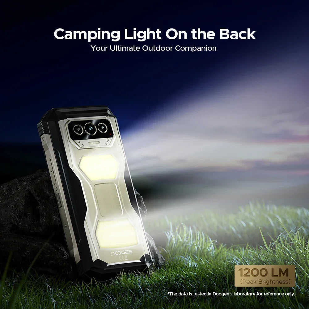 World Premiere DOOGEE V Max S 5G Rugged Phone Dual Camping Lights 22000mAh Battery 24GB(8+16) 256GB 108MP AI Camera Smartphone - Evallys.com