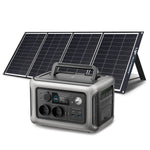 ALLPOWERS R600 Solar Generator with Solar Panel included, 600W 299Wh LiFePO4 Portable Power Station with Solar Charger for Camp - Evallys.com