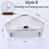 Kitchen Sink Drain Basket Stainless Steel Triangle Food Vegetables Peel Egg Filter Storage Organizer Kitchen Shelf Rack Drainier
