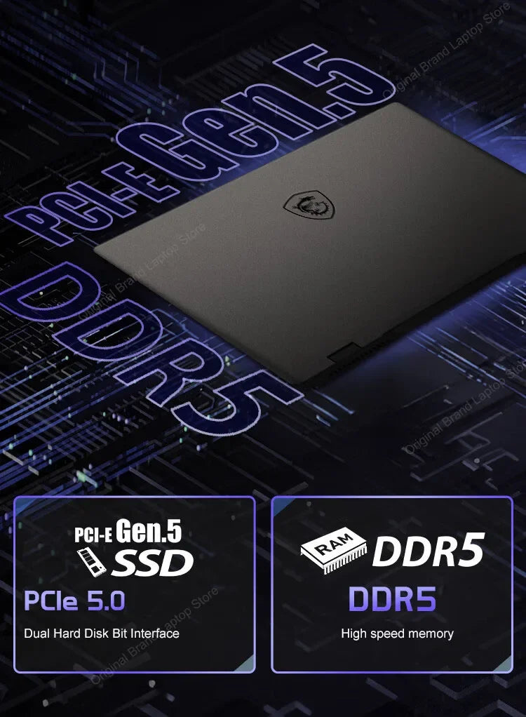 2024 MSI Sword 16 HX Laptop 16 Inch 2.5K QHD 240Hz IPS Screen Notebook i7-14700HX 16GB 1TB SSD RTX4070 Gaming Netbook Computer - Evallys.com