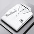 Men's Business Casual Short Sleeved Embroidered Solid Color Polo Shirt Fashionable Breathable Comfortable Summer Versatile Top - Evallys.com
