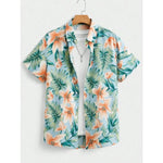 Hawaiian Shirt Man Print Casual Thin Beach Slim Fashion Shirt High Quality Luxury Black Social Vintage Funny Oversized Clothes - Evallys.com
