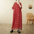 Vintage Cotton Summer Maxi Dress – Harajuku Floral Beachwear - Evallys.com