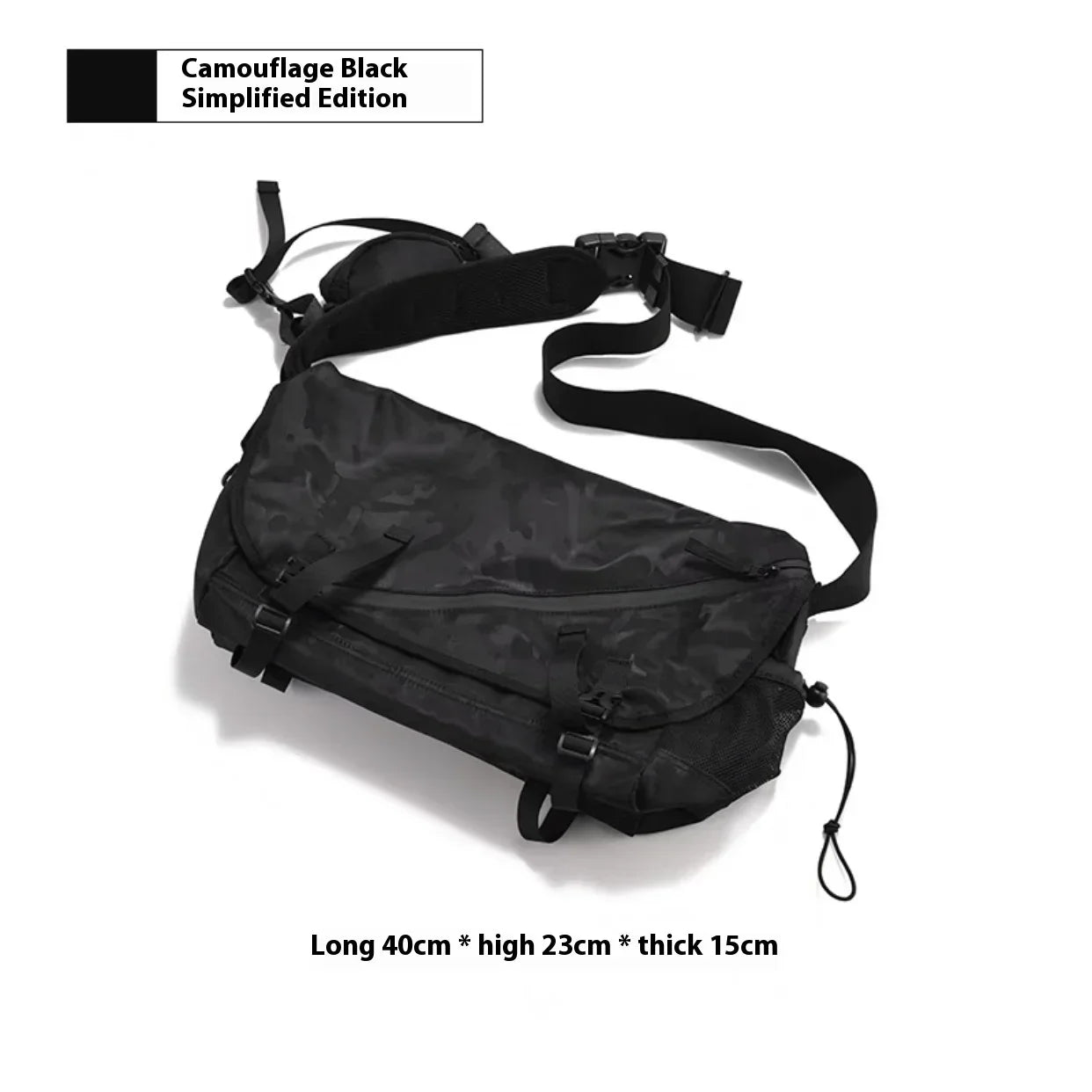 Men’s Nylon Shoulder Bag – Japanese Style Laptop Sling & Messenger Bag - Evallys.com