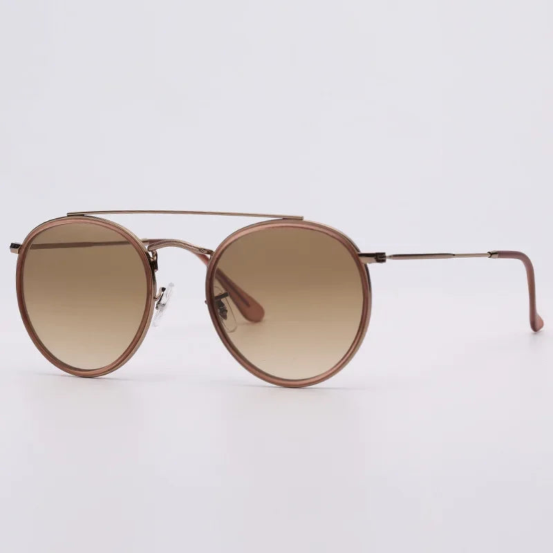 Sunglasses Men Women Eyeglasses Goggles Fashion Classic Style Real Glass Lenses UV400 Sun Glasses Top Quality Eyewear Shades - Evallys.com