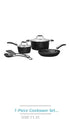 Rametto Professional Grade 8-Piece Cookware Set Anodized Aluminum Enamel Cast Iron Stainless Steel Oven Safe Dishwasher Safe - Evallys.com