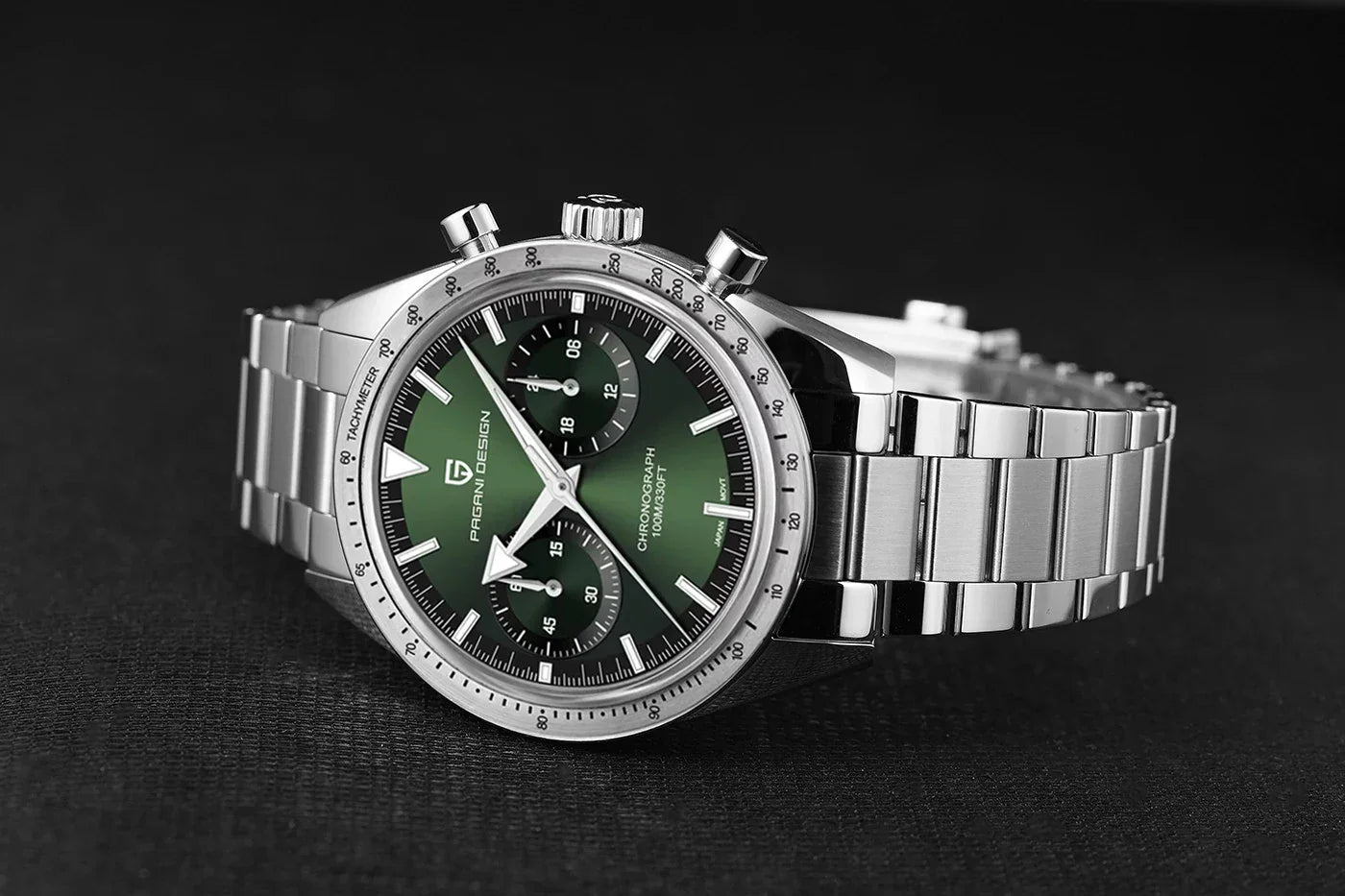 2024 New PAGANI DESIGN Retro Mens Watches Moon Quartz Watch For Men Speed Sports Chronograph AR Sapphire VK64 Clock Reloj Hombre - Evallys.com