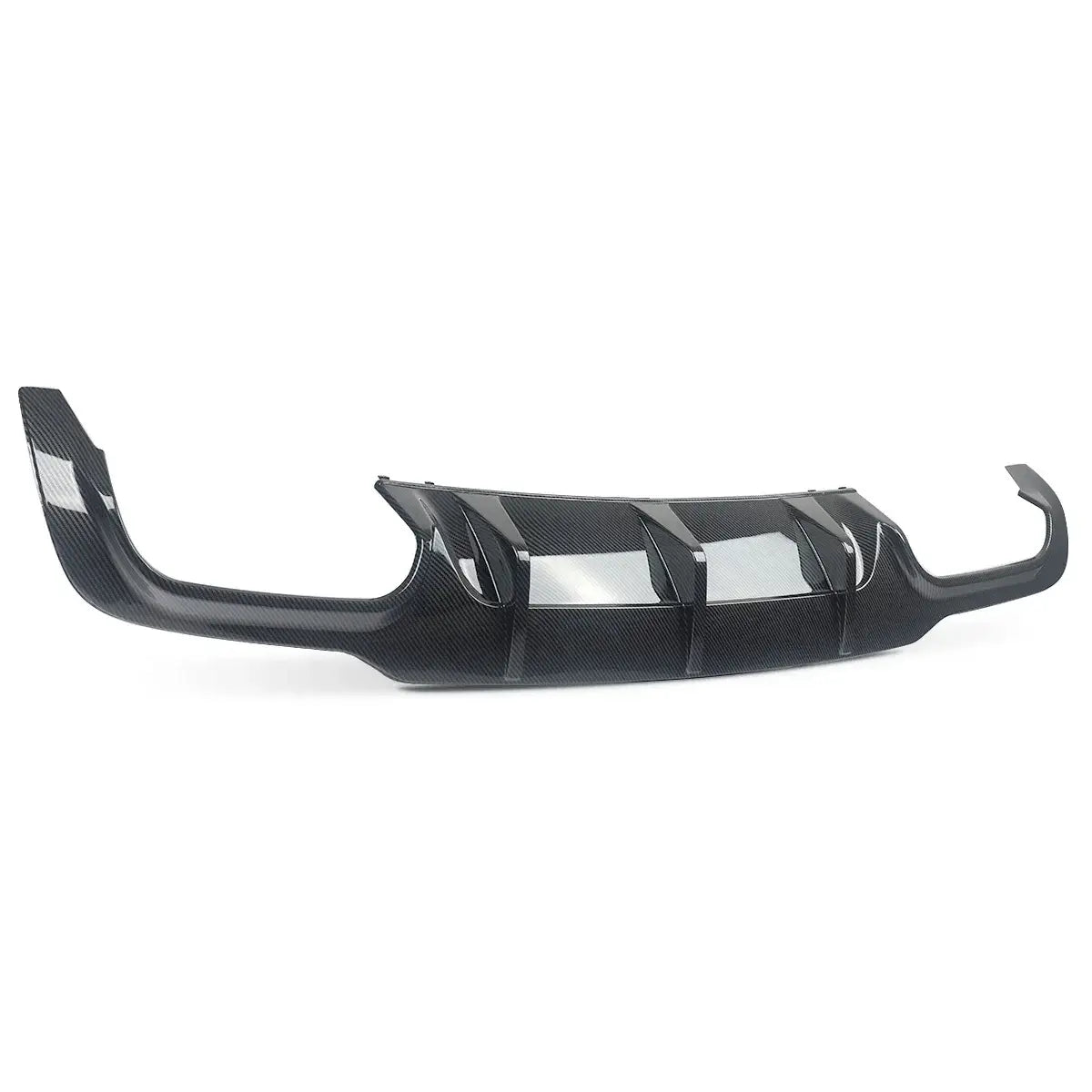 Carbon Fiber Look AMG Style Rear Diffuser For Mercedes W204 C250 C300 C350 12-14