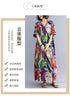 Vintage Cotton Summer Maxi Dress – Harajuku Floral Beachwear - Evallys.com