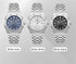 PENGAGAR Square Luxury Men Wristwatch Waterproof Luminous Date Stainless Steel Male Clock Business Sports Quartz Watches For Men - Evallys.com