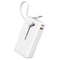 10000mAh Portable Charger Power Bank with 22.5W Fast Charging, USB-C In&Out, Built-in Cable,Travel Essentials for iPhone,Android - Evallys.com