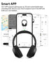 QCY H3 ANC Wireless Headphones Bluetooth 5.4 Hi-Res Audio Over Ear Headset 43dB Hybrid Active Noise Cancellation Earphones 60H - Evallys.com