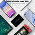 Power Bank For iPhone 5MM Ultra Thin 5000mAh Portable Fast Charging External Battery Built In Cable For Samsung iPhone XIAOMI - Evallys.com