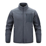 Winter Men Polartec Warm Jackets Casual Man Fleece Lined Windbreaker Coats Men Soft Shell Stand Collar Tactical Hiking Jackets - Evallys.com