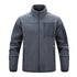 Winter Men Polartec Warm Jackets Casual Man Fleece Lined Windbreaker Coats Men Soft Shell Stand Collar Tactical Hiking Jackets - Evallys.com