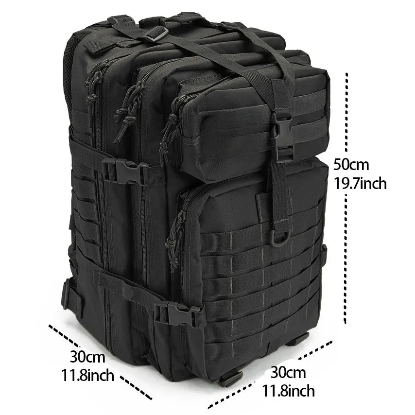 30/50L Tactical Backpack – Outdoor Hiking, Hunting & Survival Gear Bag - Evallys.com