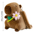 Cute Capybara Plush Backpack Funny Kawaii Doll Fur Bag Cartoon Capybara Shoulder Bag Soft Girl Small Backpack for Girls Children - Evallys.com
