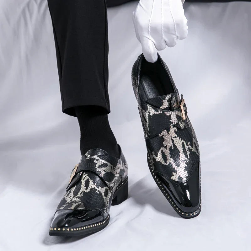 Luxury Men’s Oxford Dress Shoes – Handmade Formal Wedding Leather - Evallys.com