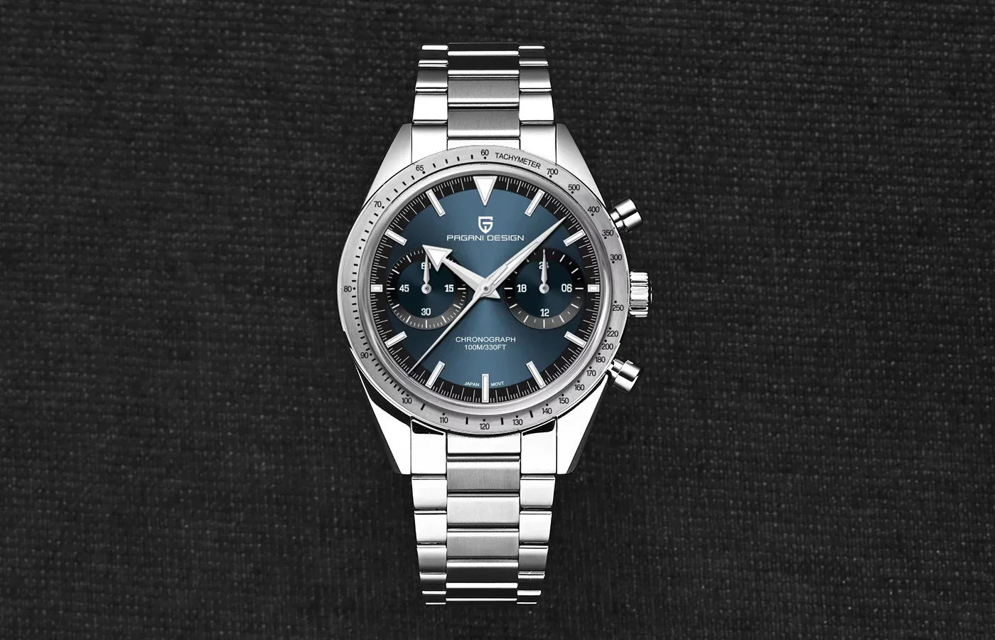 2024 New PAGANI DESIGN Retro Mens Watches Moon Quartz Watch For Men Speed Sports Chronograph AR Sapphire VK64 Clock Reloj Hombre - Evallys.com