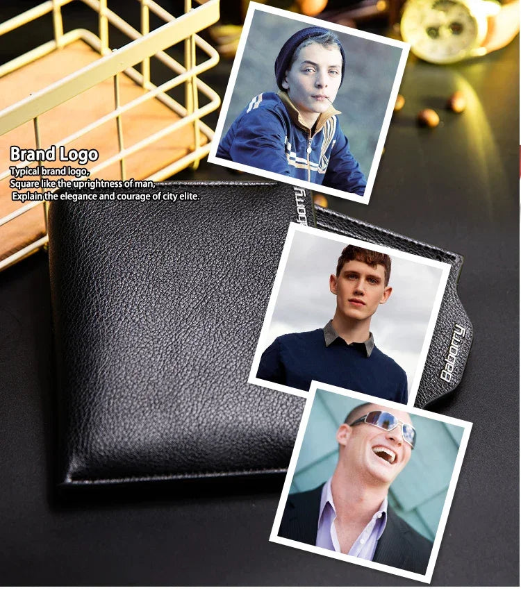 RFID Theft Protect Coin Bag zipper men wallets famous brand mens wallet male money purses Wallets New Design Top Men Wallet - Evallys.com