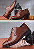 Men Dressing Shoes Formal for Men's Casual Shoe Leather Social Wedding Designer Pointed Toe Black Office Winter Shoes Brand 2023 - Evallys.com