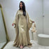Eid Ramadan Batwing Butterfly Satin Abaya Dubai Luxury Muslim Kaftan Maxi Dress Women Kebaya Robe Caftan Marocain Femme Vestidos - Evallys.com