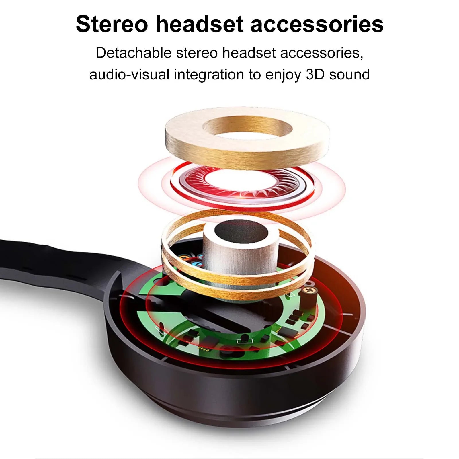 Adjustable VR Glasses HiFi Headset Immersive 3D Virtual Reality Glasses For IOS Android PC With Wireless Handle Eye Protection - Evallys.com