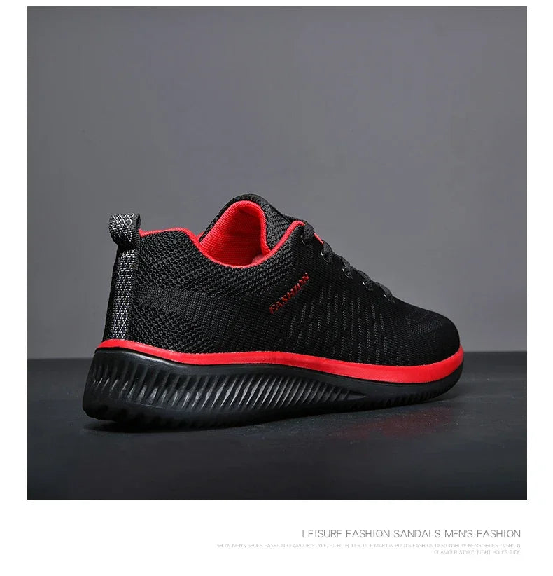 SNORW Men’s Running Shoes – Lightweight Breathable Walking Sneakers - Evallys.com