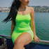 Summer Spaghetti Strap Bodycon Mini Dress – Sexy Clubwear 2025 - Evallys.com