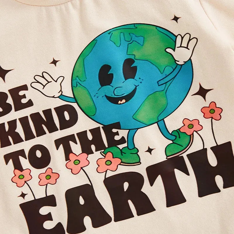 Kids Summer T-Shirts with Fun Animal Print and Short Sleeves Crew Neck Toddler Tops for Boys and Girls - Evallys.com
