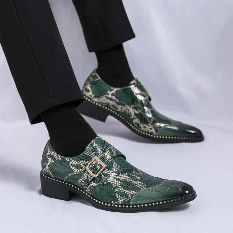 Luxury Men’s Oxford Dress Shoes – Handmade Formal Wedding Leather - Evallys.com