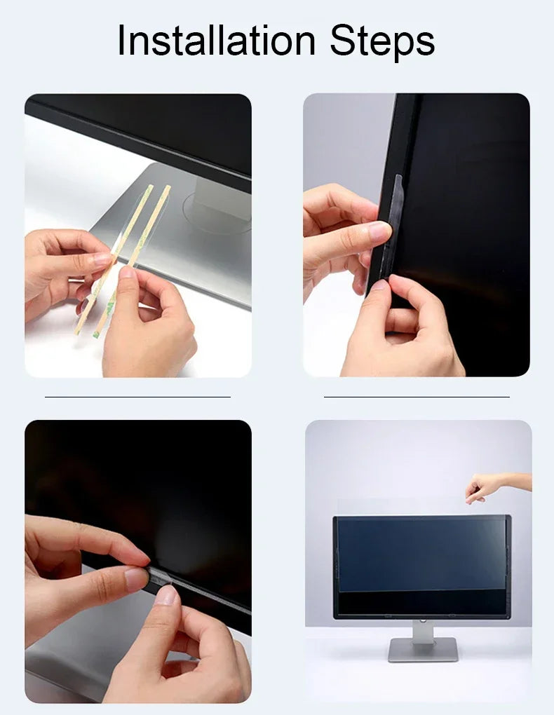 Universal Size Privacy Filter Screen Protector For Laptop 12.5 13 14 15.6 17 inch Notebook Computer Anti-spy Film Anti-peeping - Evallys.com