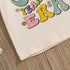 2024-04-05 Lioraitiin Summer Kids Girls Birthday T-Shirts Letter Print O-Neck Short Sleeve Birthday Shirts Casual Toddler Tops - Evallys.com