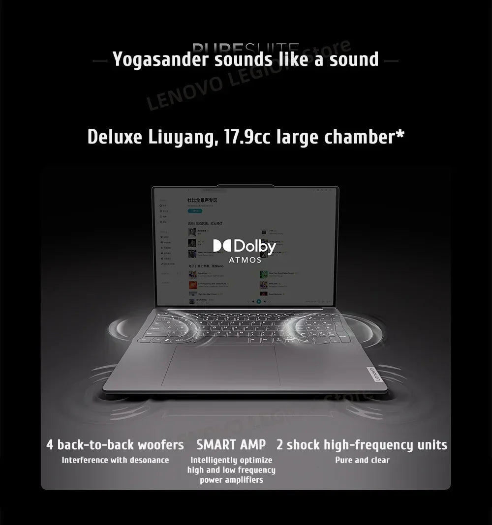 2024 Lenovo YOGA Pro 16s AI Laptop Intel Ultra 9 185H 32GB 1TB SSD RTX 4060 8G GPU 16 inch 165Hz 100% P3 Screen Notebook New PC - Evallys.com