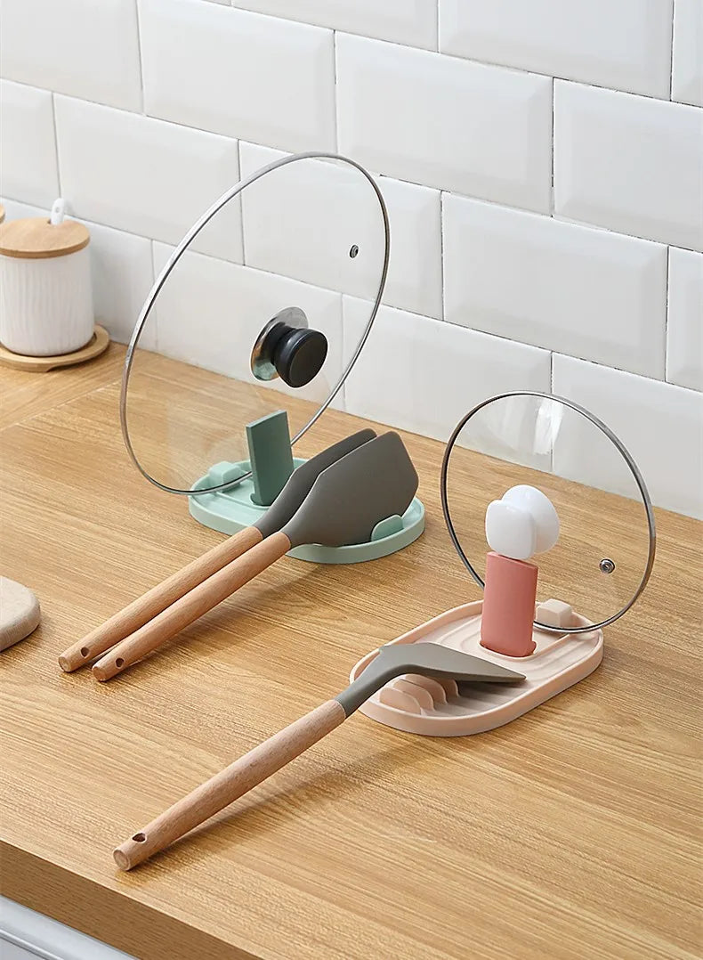 Plastic Spoon Holder Kitchen Cooking Tools Kitchen Spoon Utensil Heat Resistant Storage Shelves Kitchen Accessories