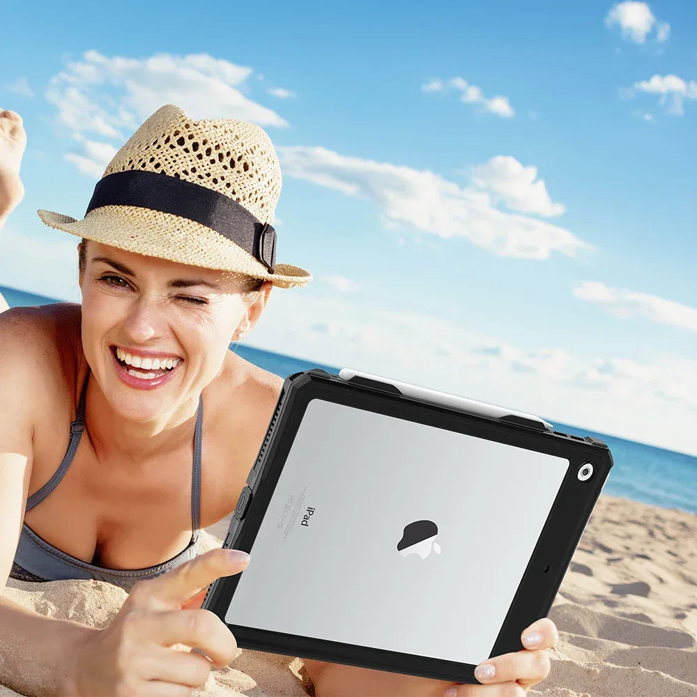IP68 Waterproof Case Cover for Apple iPad 7 8 9 10.2
